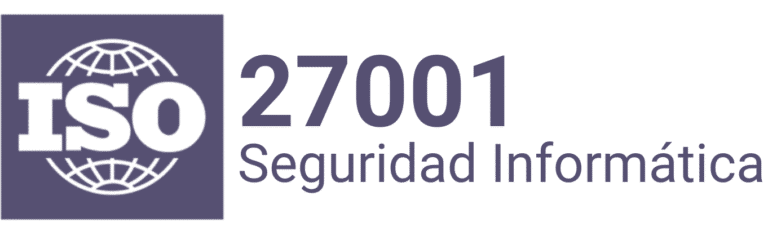 Logo ISO 27001 lila