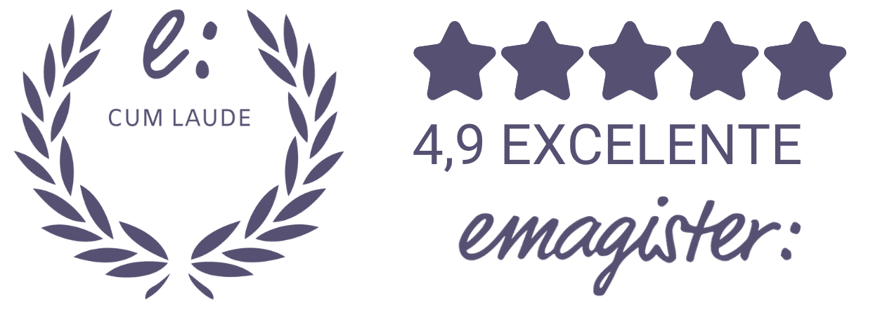 Logo emagister lila